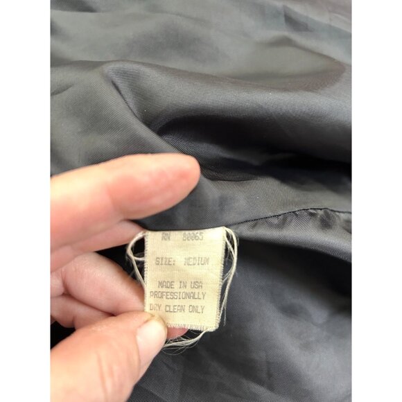 VTG Plush Faux Fur Cheetah Leopard Swing Coat Charles Klein Size Made In USA Med - Picture 12 of 13